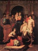 Rosso Fiorentino Madonna Enthroned and Ten Saints Sweden oil painting artist